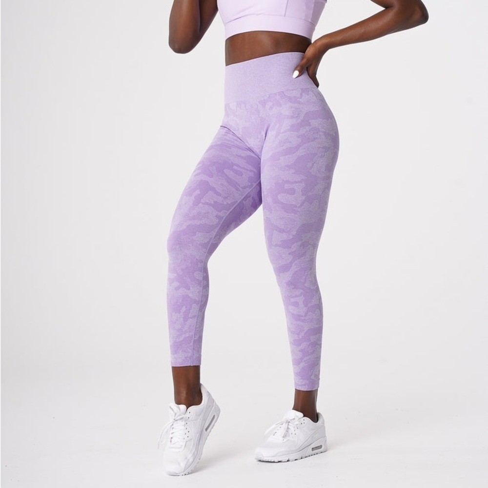 NVGTN purple camo leggings